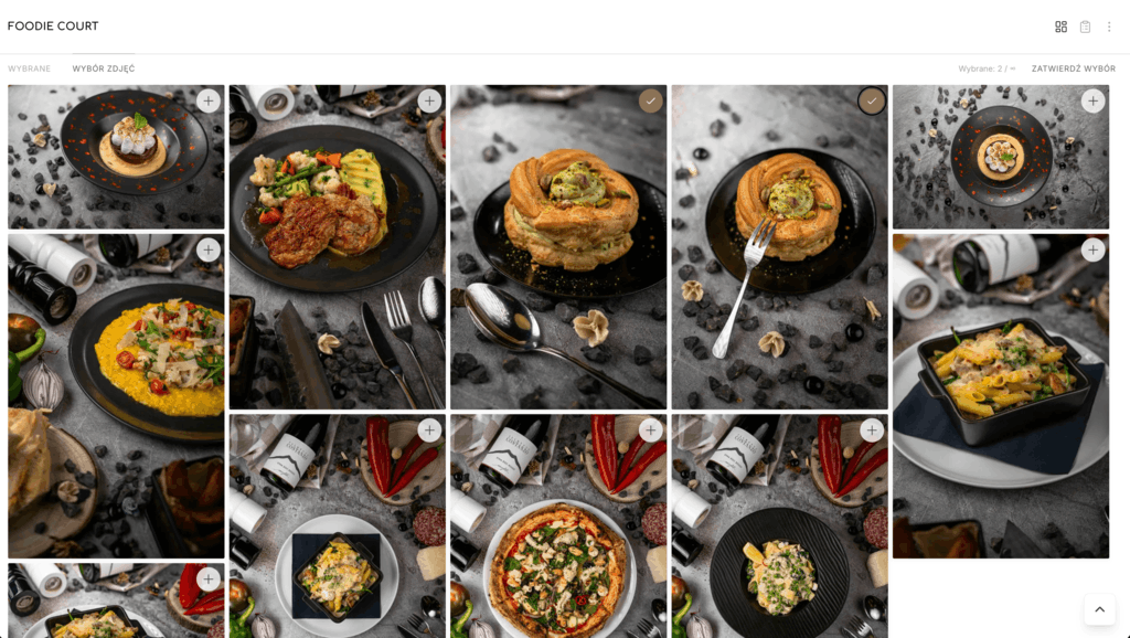 Kreator tworzenia galerii w PixiProof